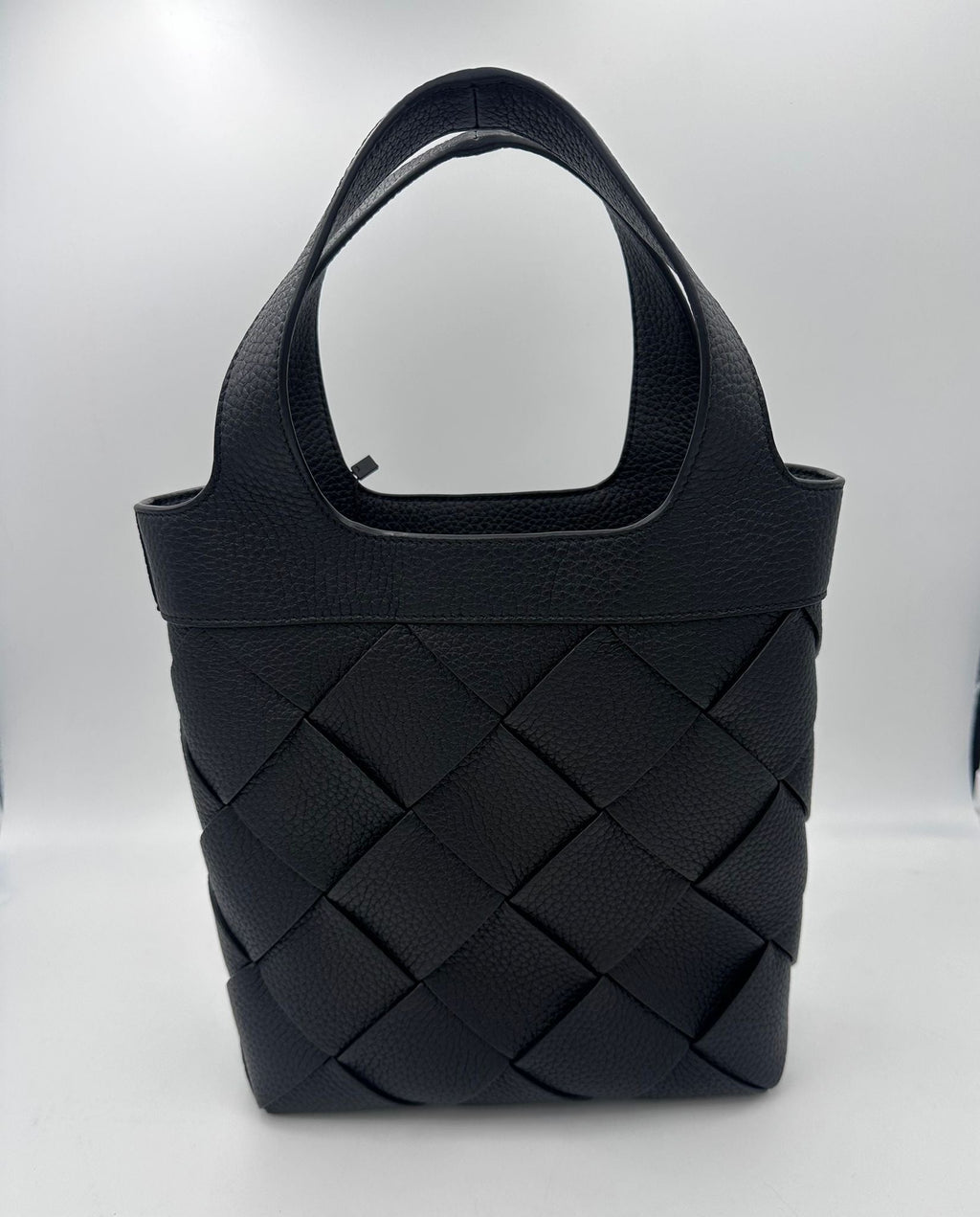 BOTTEGA VENETA Small DIAGO Black Handbag