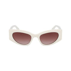 White Acetate Sunglasses