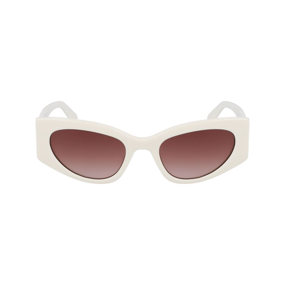 White Acetate Sunglasses