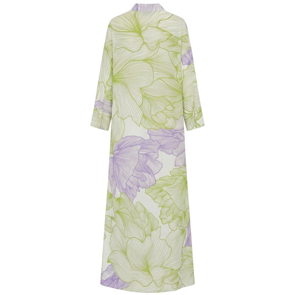 Green Cotton Women Dress