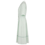 Green Cotton Women Dress