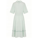 Green Cotton Women Dress