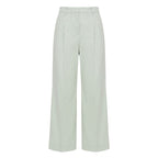 Green Cotton Women Pants