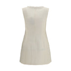 Beige Polyamide Casual Dress