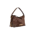 Brown Polyester Handbag