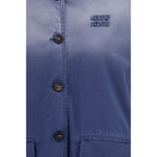 Blue Cotton Bomber