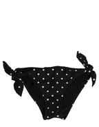 Black Polka Dot Swimwear Beachwear Bottom Bikini
