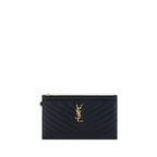 Black Calf Leather Bos Taurus Clutch Bag