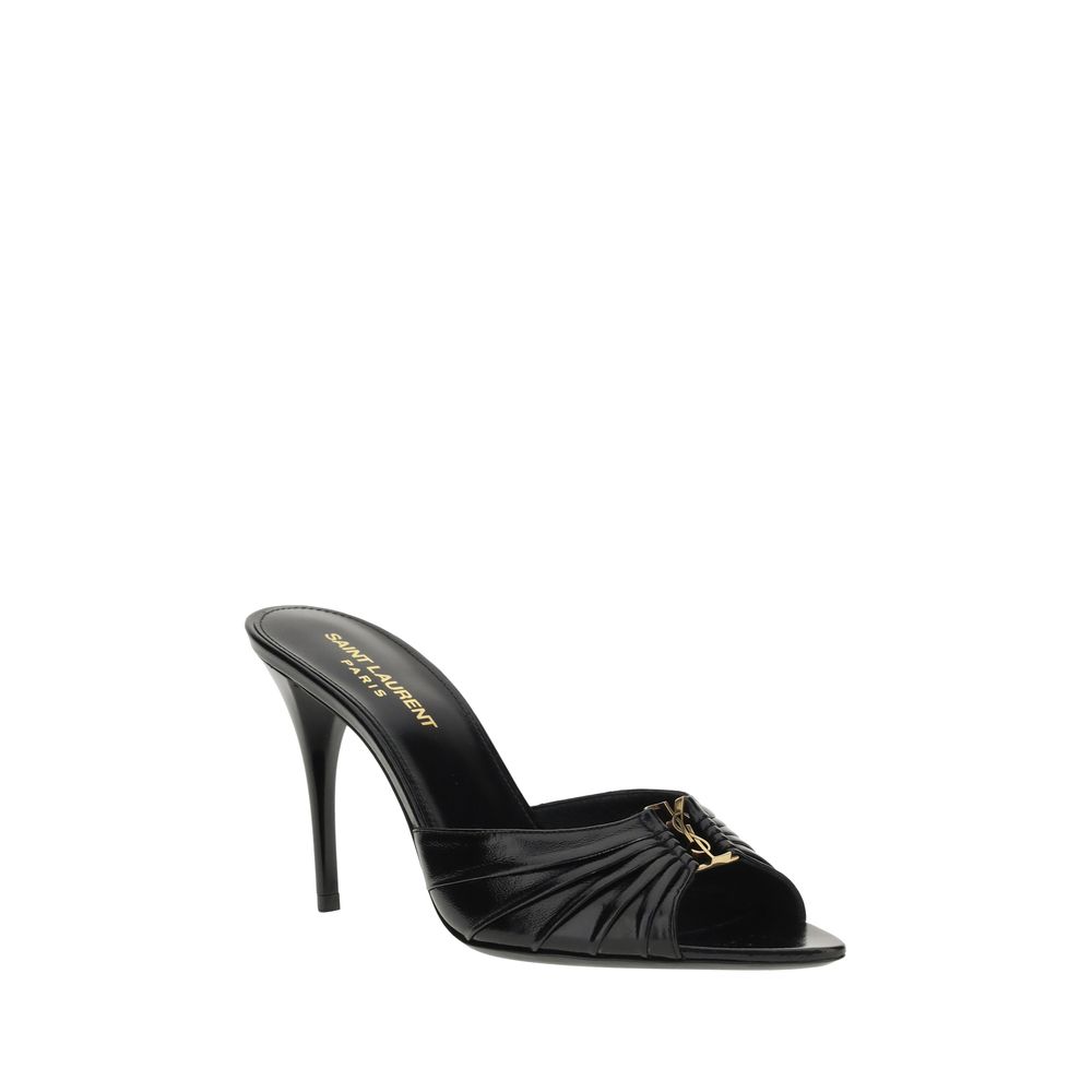 Black Lamb Ovis Aries Aries Stiletto Heel Sandals