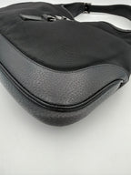 GUCCI JACKIE Leather and Canvas Handbag