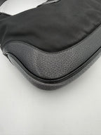 GUCCI JACKIE Leather and Canvas Handbag