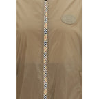Brown Nylon Shell Jacket