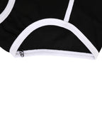 Black White Logo Waistband Coulotte Panty Underwear