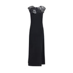 Black Silk Cocktail Dress