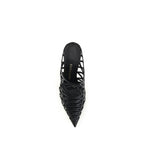 Black Calf Leather Bos Taurus Mules