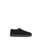 Black Calf Leather Bos Taurus Low Top Sneakers