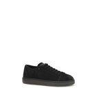 Black Calf Leather Bos Taurus Low Top Sneakers
