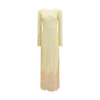 Bicolor Viscose Cocktail Dress