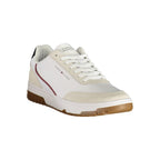 White Polyurethane Men's Sneaker