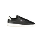 Black Polyurethane Men's Sneaker