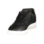 Black Polyurethane Men's Sneaker