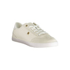 White Polyurethane Women's Sneaker