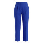 Blue Wool Women Pant