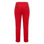 Red Cotton Women Pants