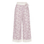 Purple Silk Women Pants
