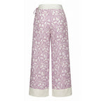Purple Silk Women Pants