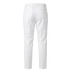 White Cotton Men Pant