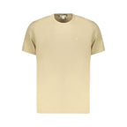 Beige Cotton Men's T-Shirt