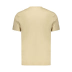 Beige Cotton Men's T-Shirt