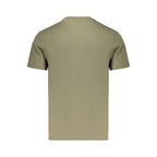 Green Cotton Men's T-Shirt