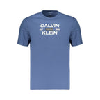 Blue Cotton Men's T-Shirt