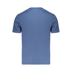 Blue Cotton Men's T-Shirt