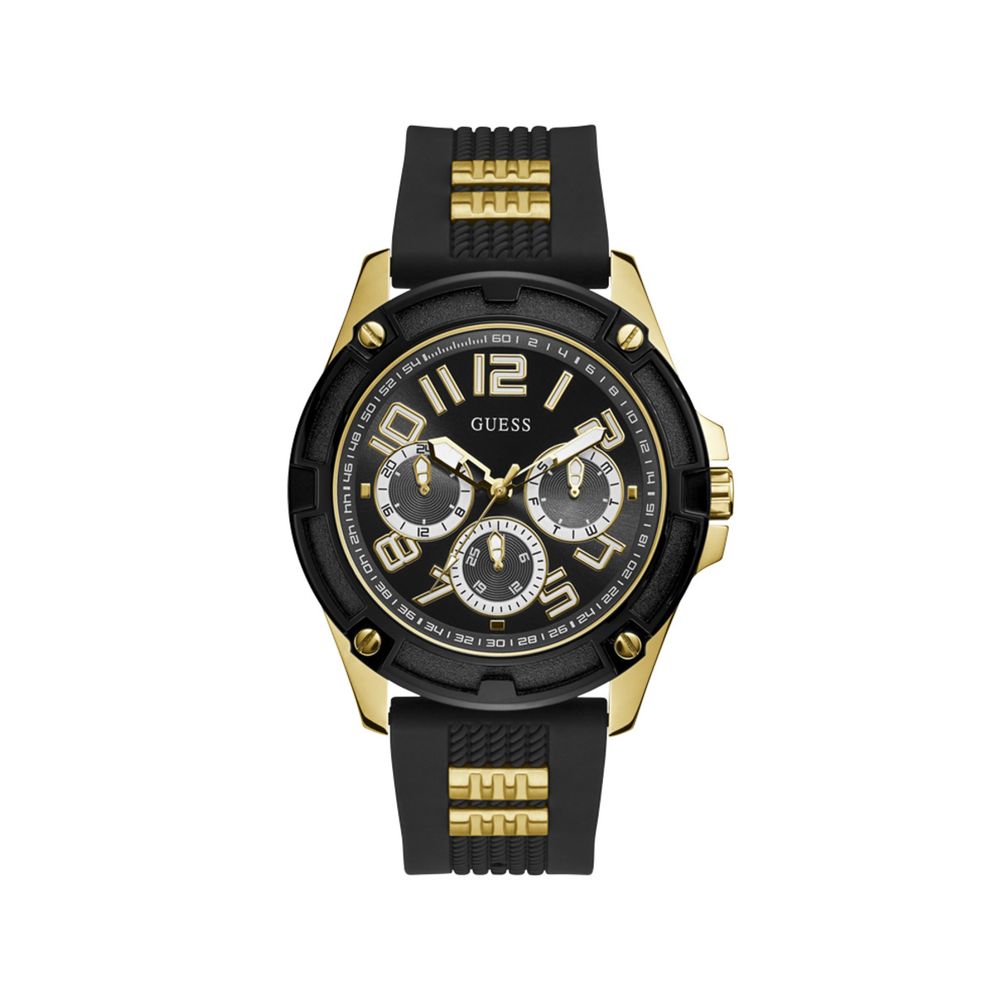 Black Synthetic Dress Watch