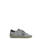 White Goatskin Low Top Sneakers