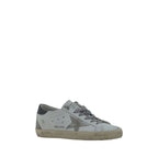 White Goatskin Low Top Sneakers