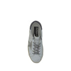 White Goatskin Low Top Sneakers