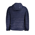 Blue Poliamide Men's Jacket