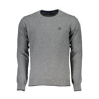 Gray Fabric Men's Sweater