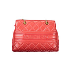 Rosso Polyurethane Women's Bag with Chain and Zip Closure