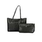 Nero Poliuretano Women's Bag with Adjustable Strap