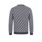 Blue Linen Men Sweater