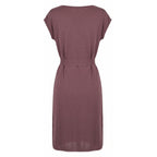 Purple Silk Women Dress