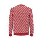 Red Linen Men Cardigan