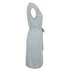 Grey Silk Women Dress