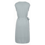 Grey Silk Women Dress
