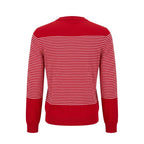 Red Cotton Men Sweater